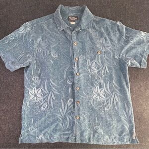 St. John's Bay Blue Floral Men's Shirt